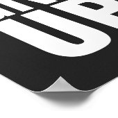 Nooit Motivatie opgeven Poster (Hoek)