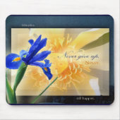 Nooit Mousepad opgeven Muismat (Voorkant)