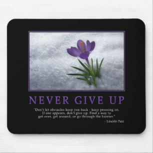 Nooit Mousepad opgeven Muismat