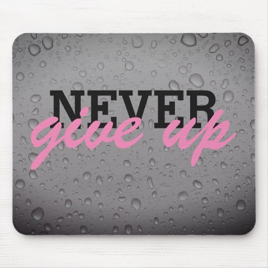 Nooit mousepad opgeven muismat (Voorkant)