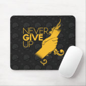 Nooit Mousepad opgeven Muismat (Met muis)