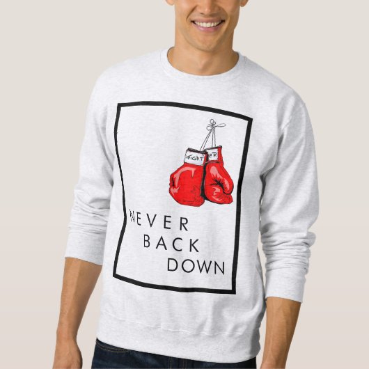 Nooit naar beneden trui (Voorkant)