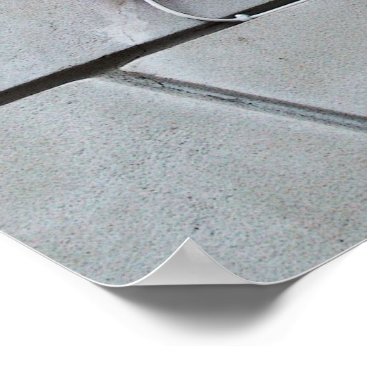 Nooit Neon Sign Poster (Hoek)