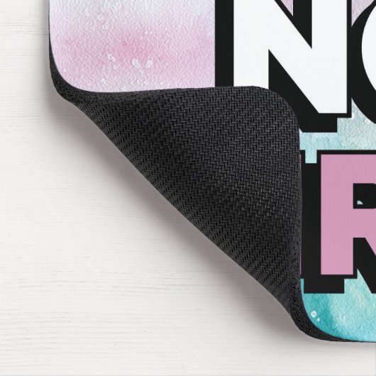 Nooit niet moe Muismat (Hoek)