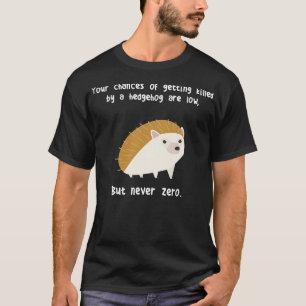 Nooit nul egel t-shirt