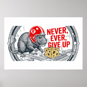 Nooit ofte nimmer opgeven 2 poster