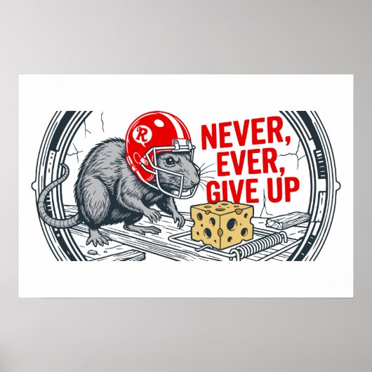 Nooit ofte nimmer opgeven 2 poster (Voorkant)