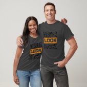 NOOIT OMKijken Basic donker T-shirt (Unisex)