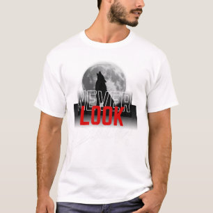 Nooit Omkijken Maan Design T-shirt