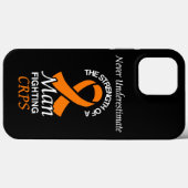 Nooit onderschatten/lint/Man...CRPS Case-Mate iPhone Case (Achterkant (horizontaal))