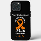Nooit onderschatten/lint/Man...CRPS Case-Mate iPhone Case (Achterkant)
