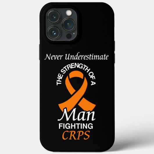 Nooit onderschatten/lint/Man...CRPS Case-Mate iPhone Case (Achterkant)