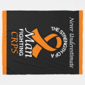 Nooit onderschatten/lint/Man...CRPS-ventilatorblan Fleece Deken (Voorkant (Horizontaal))