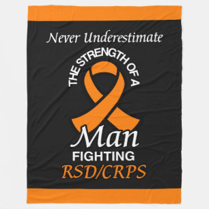 Nooit onderschatten/Lint/Man...RSD/CRPS Fleece Deken