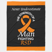 Nooit onderschatten/Lint/Man...RSD Fleece Deken (Voorkant)