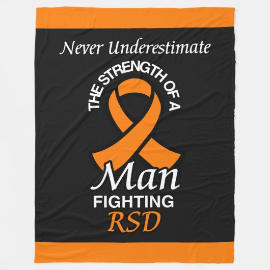 Nooit onderschatten/Lint/Man...RSD Fleece Deken (Voorkant)