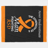 Nooit onderschatten/Lint/Man...RSD Fleece Deken (Voorkant (Horizontaal))