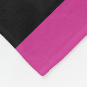 Nooit onderschatten/lint/vrouw.. borstkanker fleece deken (Hoek)