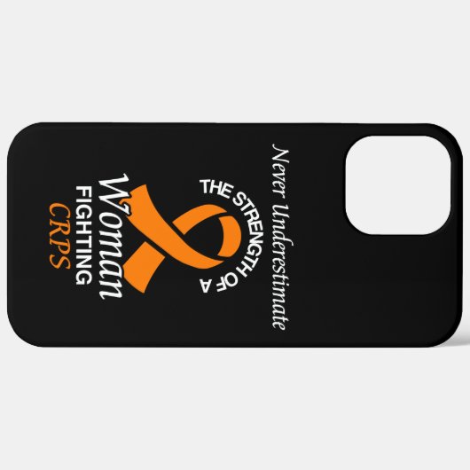 Nooit onderschatten/lint/vrouw...CRPS Case-Mate iPhone Case (Achterkant (horizontaal))