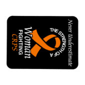 Nooit onderschatten/lint/vrouw...CRPS Magneet (Horizontaal)