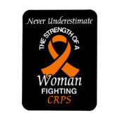 Nooit onderschatten/lint/vrouw...CRPS Magneet (Verticaal)