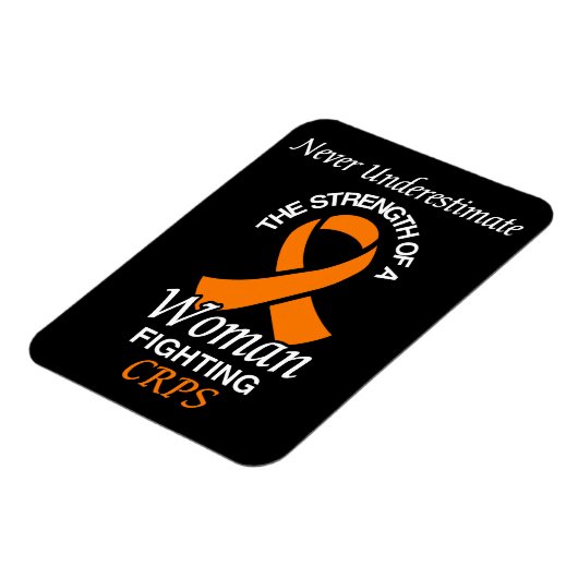 Nooit onderschatten/lint/vrouw...CRPS Magneet (Linkerzijde)