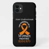 Nooit onderschatten/lint/vrouw.. RSD/CRPS Case-Mate iPhone Case (Achterkant)