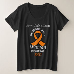 Nooit Onderschatten/Lint/Vrouw...RSD Grote Maat T-shirt