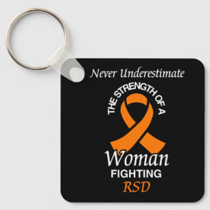 Nooit onderschatten/Lint/Vrouw...RSD Sleutelhanger