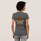 Nooit onderschatten/Vrouw...CRPS T-shirt (Achterkant volledig)