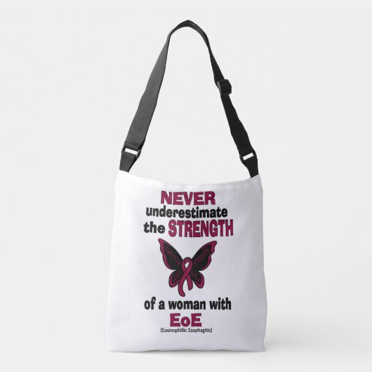 Nooit onderschatten...Vrouw...EoE Crossbody Tas (Voorkant)