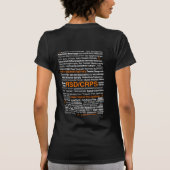 Nooit onderschatten/Vrouw...RSD/CRPS T-shirt (Achterkant)