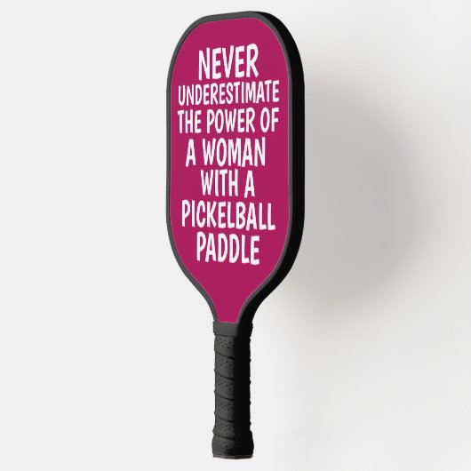 NOOIT ONDERSCHATTEN VROUWEN PINK PICKLEBALL PADDLE (Links)