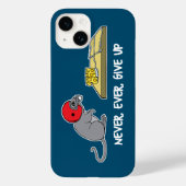 Nooit ooit opgeven Case-Mate iPhone case (Achterkant)