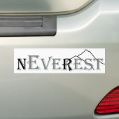 Nooit-ooit-Rest Bumpersticker (Op auto)