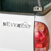 Nooit-ooit-Rest Bumpersticker (Op Truck)