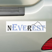 Nooit ooit rust | Everest Bumpersticker (Op auto)