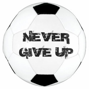 Nooit op geef voetbal