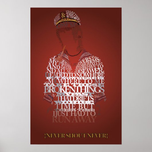 Nooit op Zee Poster weggaan (Voorkant)