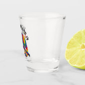 Nooit Opgaan in de Regenboog Kameleon Pride Shot Glas (Rechts)