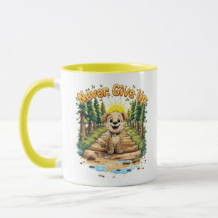 Nooit opgeven Adventure Dog Mok - Motivatie
