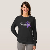 Nooit opgeven - Alzheimer's Bewustheid T-shirt (Voorkant volledig)