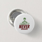 Nooit Opgeven Anime Basketbal Ronde Button 3,2 Cm (Voorkant /achterkant)