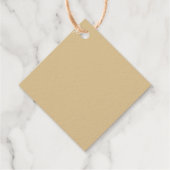 Nooit opgeven - Blauw en rood donkerder prijsopgav Bedankjes Labels (Achterkant)