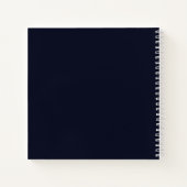 Nooit opgeven - Blauw en rood donkerder prijsopgav Notitieboek (Achterkant)