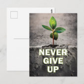 Nooit Opgeven Briefkaart (Voorkant / Achterkant)