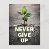 Nooit Opgeven Briefkaart (Voorkant)