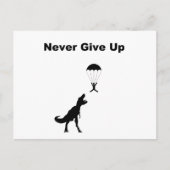 Nooit opgeven briefkaart (Voorkant)