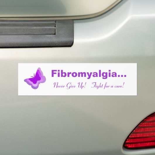 Nooit opgeven! bumpersticker (Op auto)