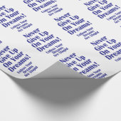 Nooit opgeven cadeaupapier (Hoek)